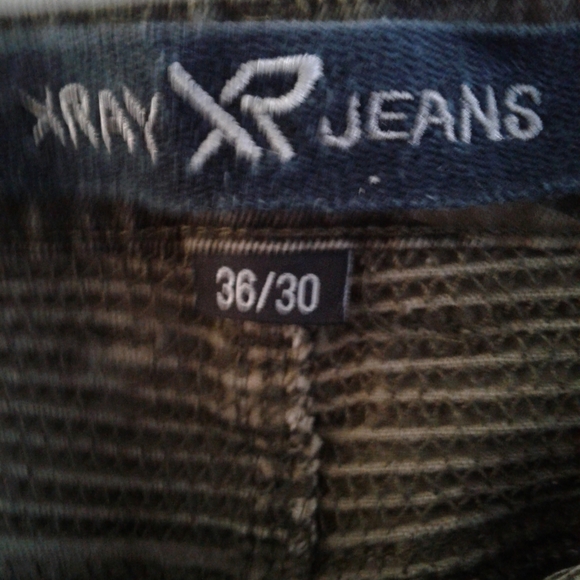 XR X Ray Jean's, Camo Jean's with ribbed knee - Picture 4 of 5